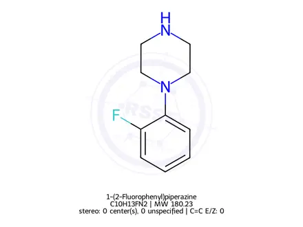 Chemical structure of 1-(2-Fluorophenyl)piperazine