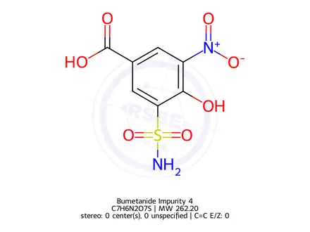 Chemical structure of Bumetanide Impurity 8