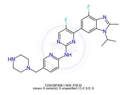 Chemical structure of Abemaciclib Impurity 43