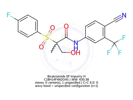 Chemical structure of Bicalutamide EP Impurity H