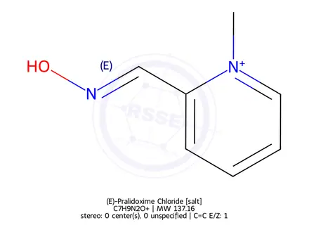 Chemical structure of (Z)-Pralidoxime Chloride