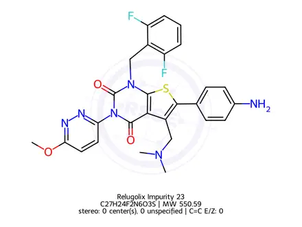 Chemical structure of Relugolix Impurity 18