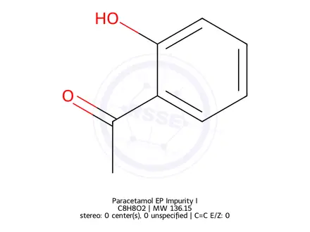 Chemical structure of Paracetamol EP Impurity I