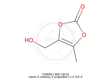 Chemical structure of 4-(Hydroxymethyl)-5-methyl-1,3-dioxol-2-one