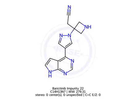 Chemical structure of Baricitinib Impurity 22