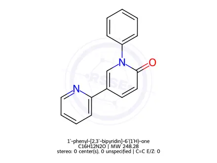 Chemical structure of 1-Phenyl-5-(pyridin-2-yl)-2(1H)-pyridone
