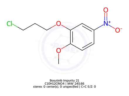 Chemical structure of Bosutinib Impurity 21