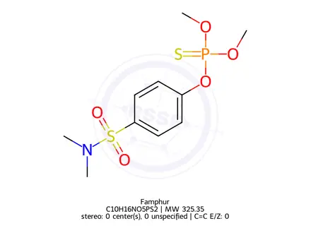 Chemical structure of Famphur