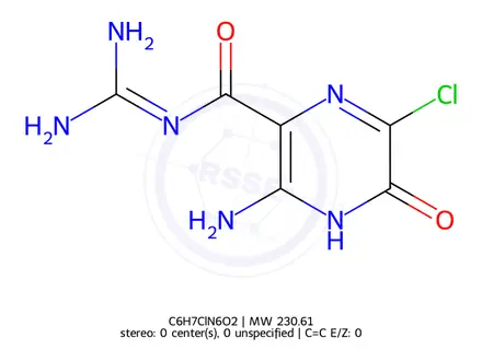 Chemical structure of Amiloride EP Impurity C