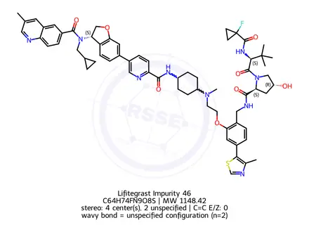 Chemical structure of Lifitegrast Impurity 46