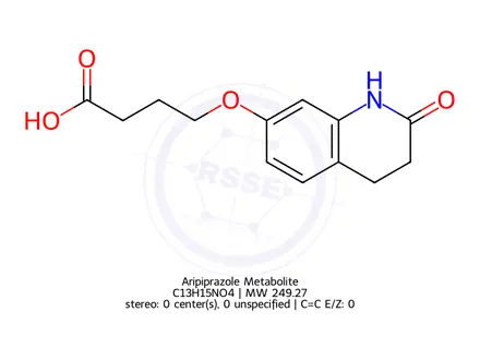 Chemical structure of Aripiprazole Metabolite