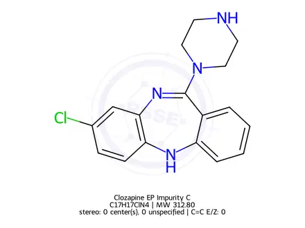Chemical structure of Clozapine EP Impurity C