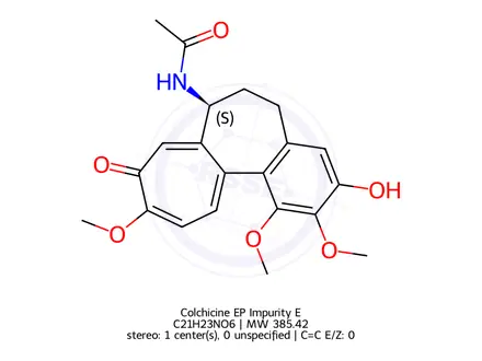 Chemical structure of Colchicine EP Impurity E