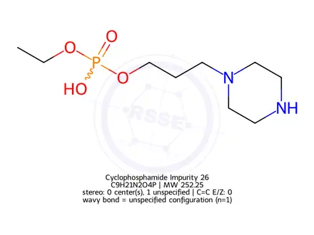 Chemical structure of Cyclophosphamide Impurity 34