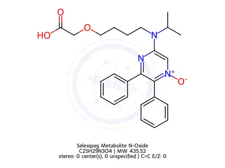 Chemical structure of Selexipag Metabolite N-Oxide