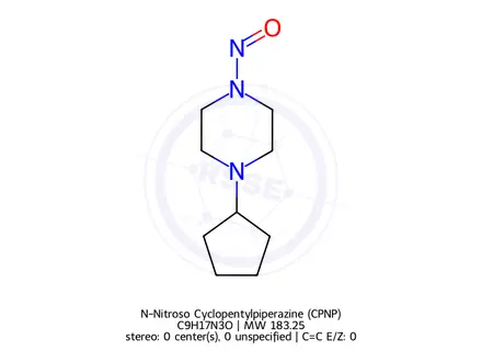 Chemical structure of 1-Cyclopentyl-4-nitrosopiperazine