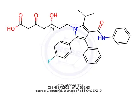 Chemical structure of Atorvastatin Impurity 45