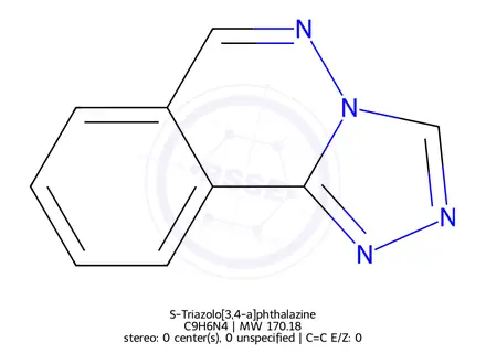 Chemical structure of S-Triazolo[3,4-a]phthalazine
