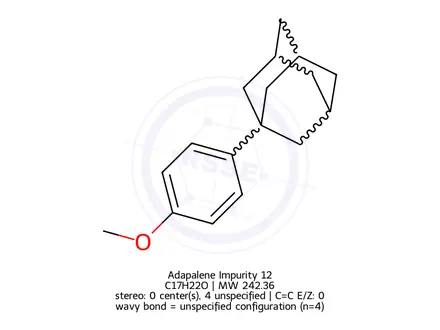 Chemical structure of Adapalene Impurity 12