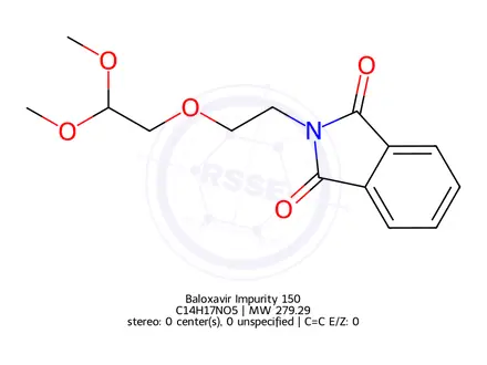 Chemical structure of Baloxavir Impurity 150