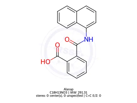 Chemical structure of Alanap