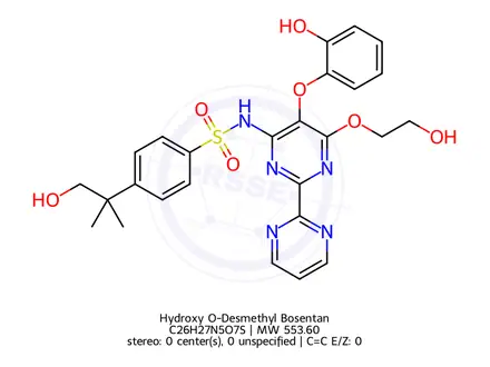 Chemical structure of Bosentan Impurity 12