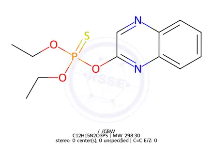 Chemical structure of Quinalphos