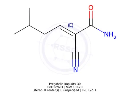 Chemical structure of Pregabalin Impurity 30