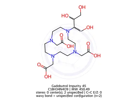 Chemical structure of Gadobutrol Impurity 45