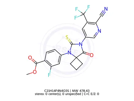 Chemical structure of Apalutamide Impurity 22