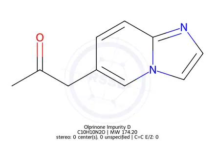 Chemical structure of Olprinone Impurity D
