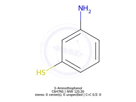 Chemical structure of 3-Aminothiophenol