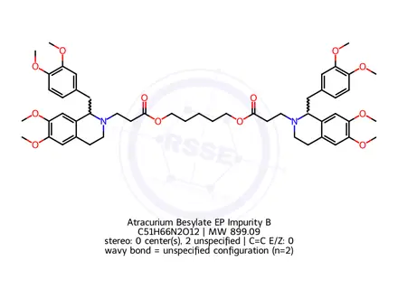 Chemical structure of Atracurium Besylate EP Impurity B