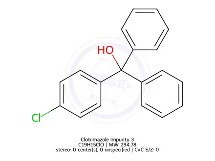 Chemical structure of Clotrimazole Impurity 3