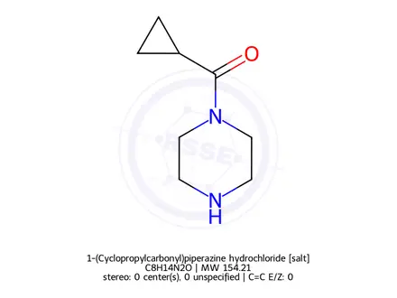 Chemical structure of 1-(Cyclopropylcarbonyl)piperazine
