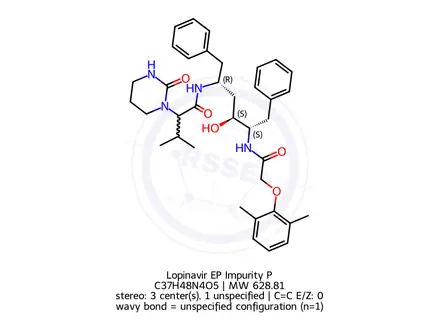 Chemical structure of Lopinavir EP Impurity P