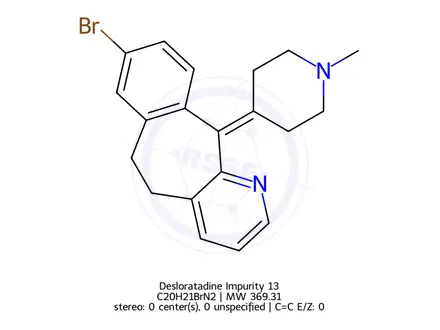 Chemical structure of Desloratadine Impurity 13