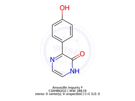 Chemical structure of Amoxicillin Impurity F