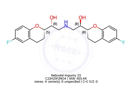 Chemical structure of Nebivolol Impurity 23