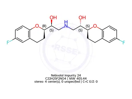 Chemical structure of Nebivolol Impurity 24