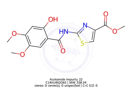 Chemical structure of Acotiamide Impurity 23