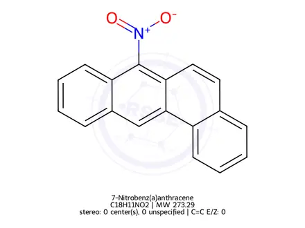 Chemical structure of 7-Nitrobenz(a)anthracene