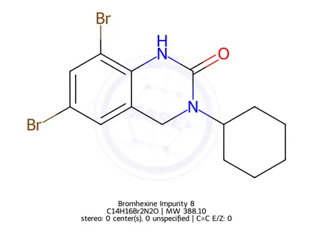 Chemical structure of Bromhexine Impurity 8