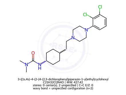 Chemical structure of Cariprazine Impurity 9