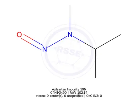 Chemical structure of Azilsartan Impurity 106