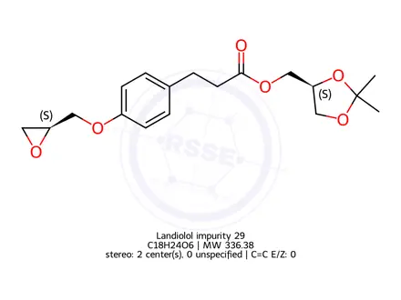Chemical structure of Landiolol impurity 29