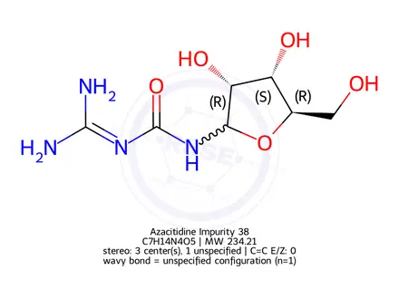 Chemical structure of Azacitidine Impurity 12