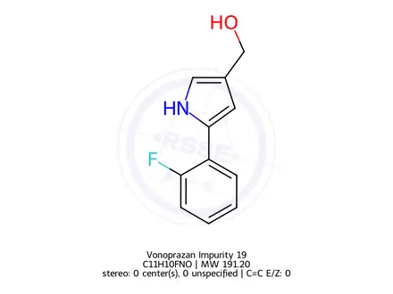 Chemical structure of Vonoprazan Impurity 19