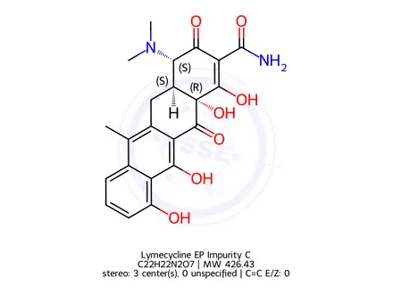 Chemical structure of Tetracycline EP Impurity C