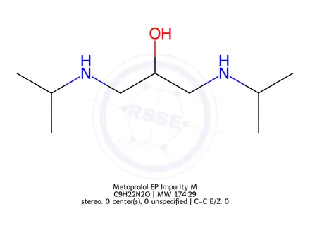 Chemical structure of Metoprolol EP Impurity M
